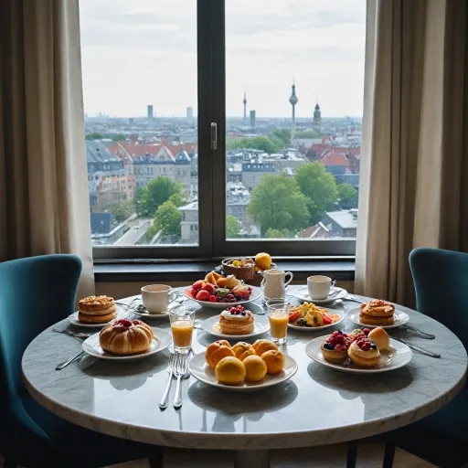 Experience refined mornings: berlin luxury hotels with breakfast in the heart of the city